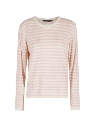 Seventy Striped Knitwear In Pink