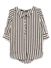 Seventy Stripes Shirt With Front Tie