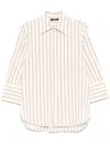 Seventy Stripes Shirt With Long Sleeves In Neutrals