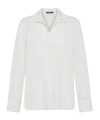 Seventy Lightweight Nylon-viscose Blend Shirt In White