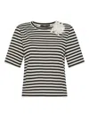 Seventy Striped T-shirt In Black