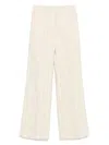 Seventy Cream Linen Blended Pinstriped Jacket In Neutrals
