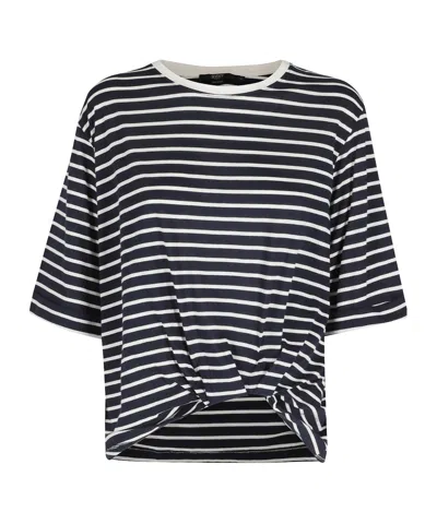 Seventy Striped T-shirt In Black