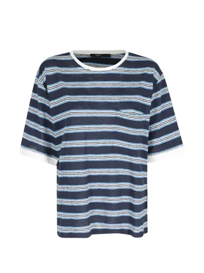 Seventy Striped T-shirt In Blue