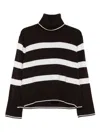 Seventy Striped Turtleneck Sweater In Multi