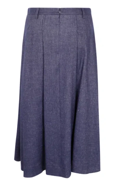 Seventy Stylish And Versatile Skirt In Blue