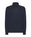 Seventy Roll-neck Cable-knit Sweater In Black