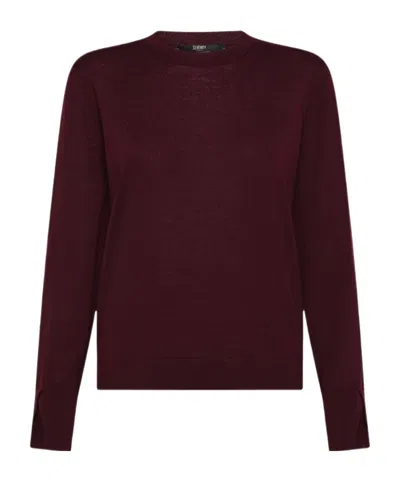 Seventy Sweater In Burgundy