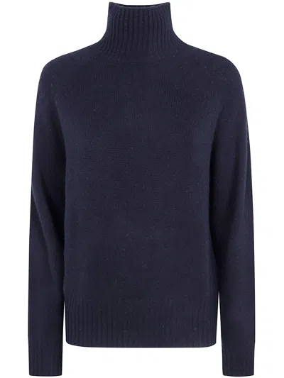 Seventy Sweater Cashmere Turtleneck In Black