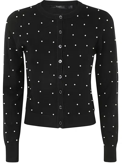 Seventy Sweater With Pearls In Black