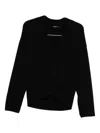 Seventy V-neck Wool Sweater In Black