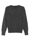 Seventy V-neck Cashmere Sweater In Black