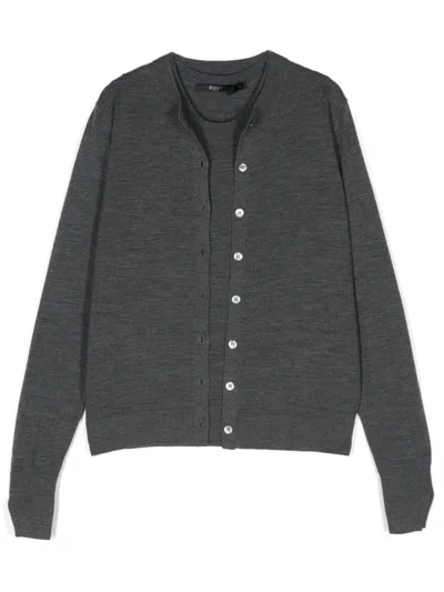 Seventy Wool Knitted Set In Grey