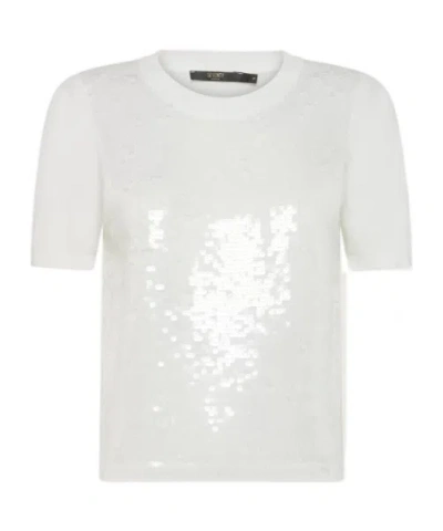 Seventy T-shirt With Sequins In Beige