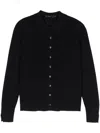 SEVENTY SEVENTY WOOL CARDIGAN WITH POLO COLLAR