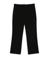 Seventy Straight Leg Pants With Lapel In Black