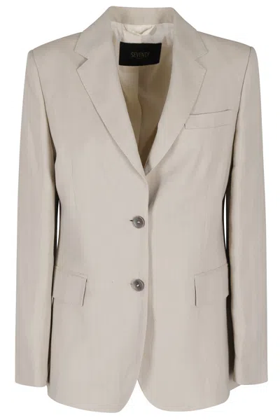 Seventy Tailored Single-breasted Jacket - Ice