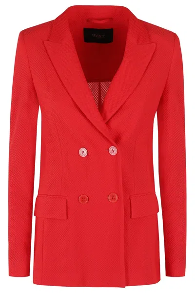 Seventy Technical Network Jacket In Red