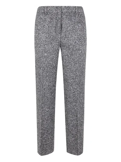 Seventy Textured Trousers In Gray