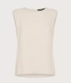 Seventy Sleeveless Top In Beige