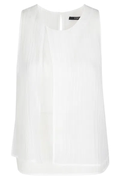 Seventy Layered Top In White