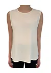 Seventy Sleeveless Top In White