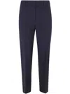 Seventy Pressed Crease Tailored Trousers In Blue