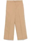 Seventy Beige Cotton Trousers In Beige