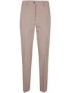 Seventy Logo-plaque Trousers In Beige