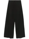 Seventy Black Trousers Featuring Elasticated Waistband In Black