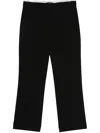 Seventy Black Trousers Featuring Elasticated Waistband In Black