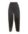 Seventy Pleated-front Trousers In Black