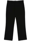 Seventy Straight Leg Pants With Lapel In Black