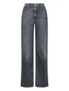 Seventy Belt Loop Denim Trousers In Blue