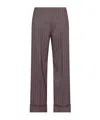 Seventy Trousers Bordeaux In Black