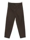 Seventy Elastic-waistband Trousers In Brown