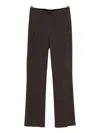 Seventy Straight-leg Casual Trousers In Brown