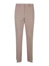 Seventy High-waist Flared Cropped Trousers In Neutral