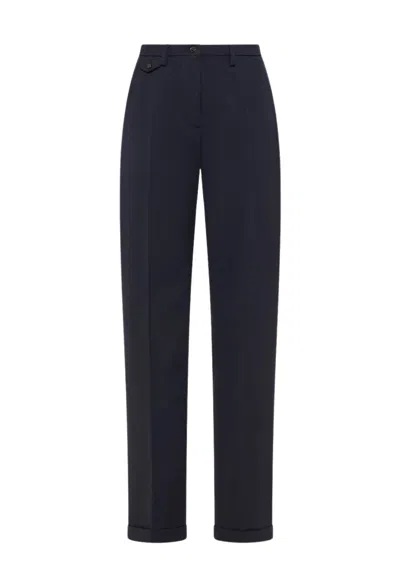 Seventy Trousers  Straight Leg In Blue