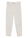 Seventy Elastic-waistband Trousers In Gray