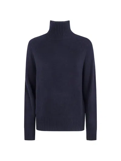 Seventy Turtleneck Cashmere Sweater In Transparent