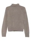 Seventy Turtleneck Raglan-sleeve Sweater In Brown