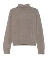 Seventy Turtleneck Raglan-sleeve Sweater In Gray