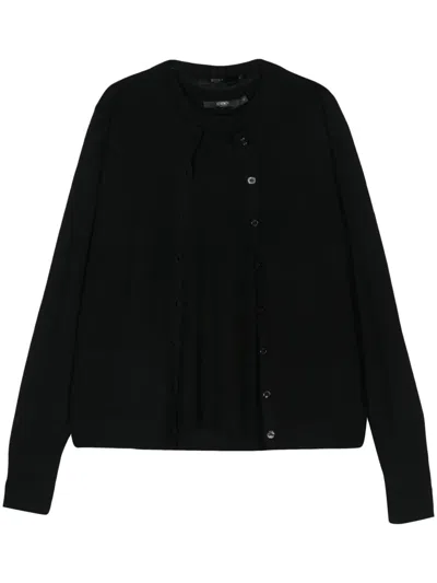 Seventy Twinset Sweater In Black