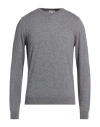 Seventy Venezia Man Sweater Grey Size Xl Polyamide, Wool, Viscose, Cashmere