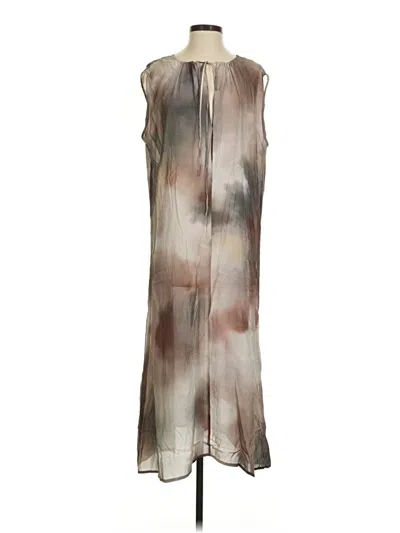 Pre-owned Seventy Venezia Casual Dress In Brown
