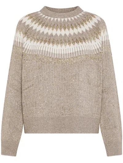 Seventy Venezia Crew Neck In Brown