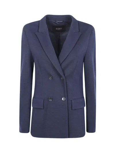 SEVENTY VENEZIA DOUBLE-BREASTED TAILORED WOOL JACKET