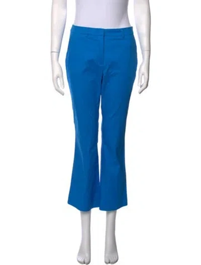 Pre-owned Seventy Venezia Flared Pants In Blue