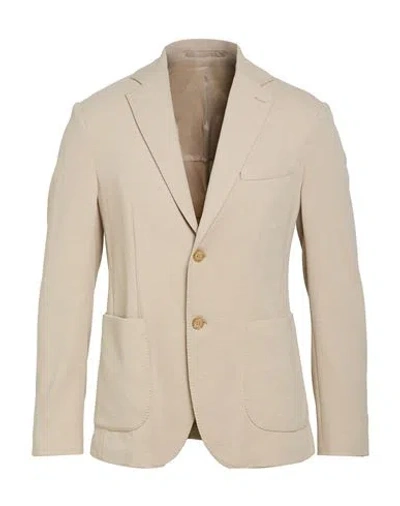 Seventy Venezia Man Blazer Beige Size 34 Polyamide, Polyester, Viscose, Elastane In Neutral